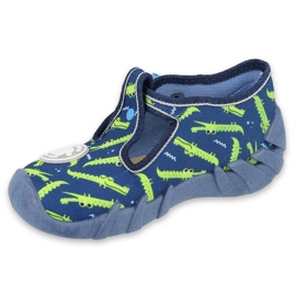 Scarpe per bambini Befado 110P410 blu navy verde 2