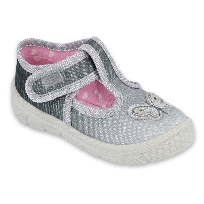 Scarpe per bambini Befado 533P006 d'argento grigio 1