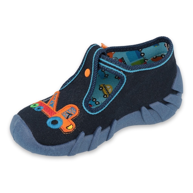 Scarpe per bambini Befado 110P389 blu navy arancia 1