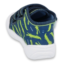Scarpe per bambini Befado 212P069 blu navy verde 2