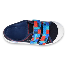 Scarpe per bambini Befado 672X071 rosso blu navy blu 1
