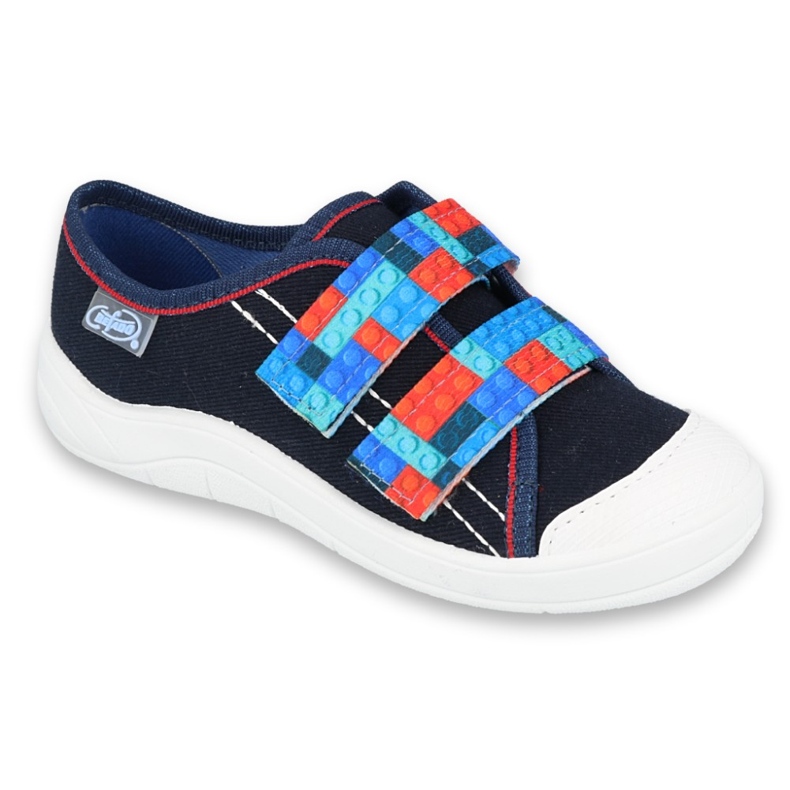 Scarpe per bambini Befado 672X071 rosso blu navy blu 2