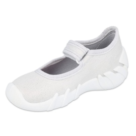 Scarpe veloci argento per bambini Befado 109P222 grigio 1