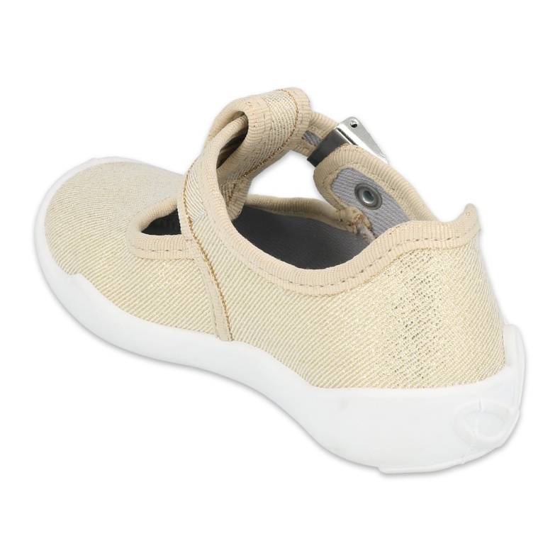 Scarpe per bambini Befado blanka oro 115X003 beige d'oro 2