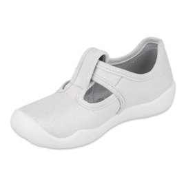Scarpe per bambini Befado argento bianco 115X001 d'argento grigio 1