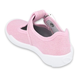 Scarpe per bambini Befado blanka rosa 115X002 d'argento 2