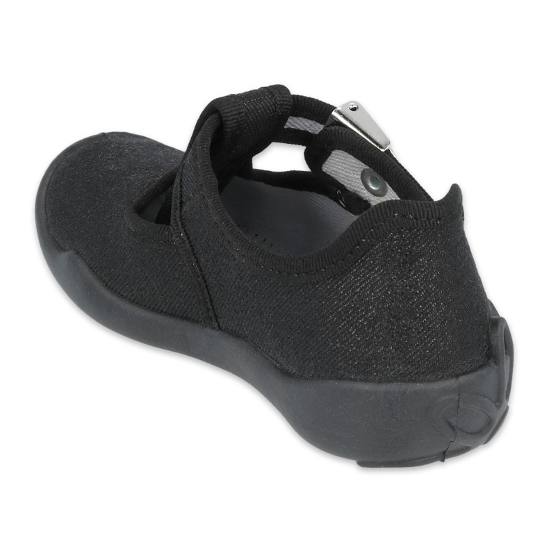 Scarpe per bambini Befado blanka nero 115X006 d'argento 2