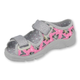 Scarpe per bambini Befado 969X162 rosa d'argento 1