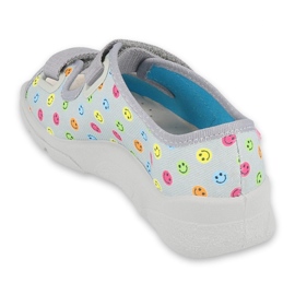 Scarpe per bambini Befado 869Y153 rosa grigio multicolore 2