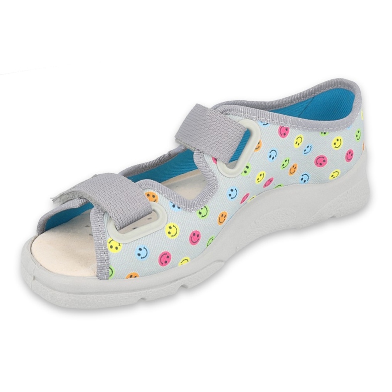 Scarpe per bambini Befado 869Y153 rosa grigio multicolore 1