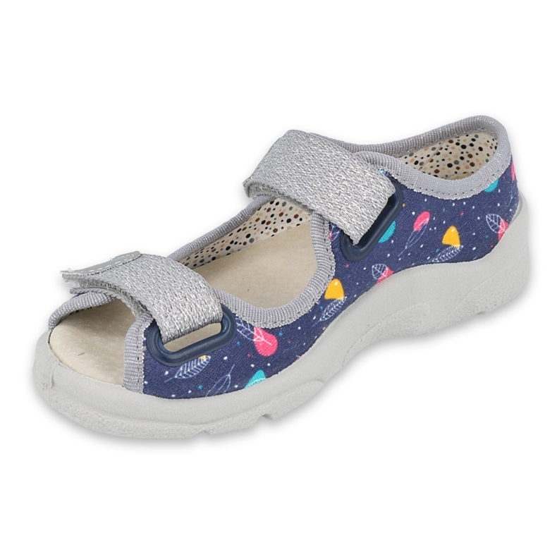 Scarpe per bambini Befado 869X144 blu navy rosa grigio 1