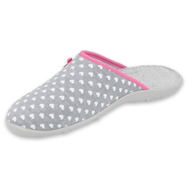 Scarpe da donna Befado pu 235D174 bianca rosa grigio 1