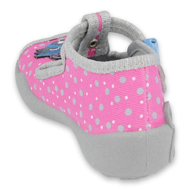 Scarpe per bambini Befado 213P124 rosa grigio 2