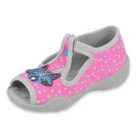 Scarpe per bambini Befado 213P124 rosa grigio 1