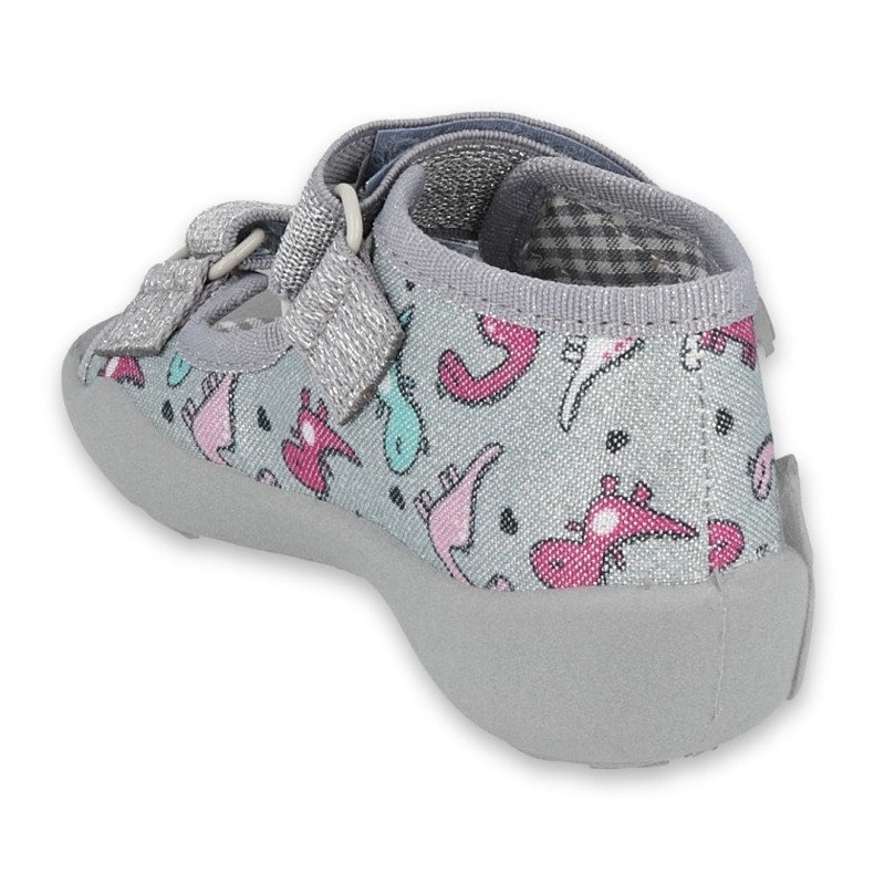 Scarpe per bambini Befado 242P105 rosa argento 2