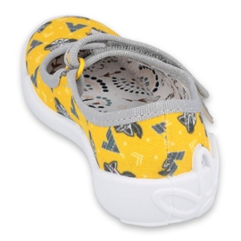 Scarpe per bambini Befado 114X424 grigio giallo 2