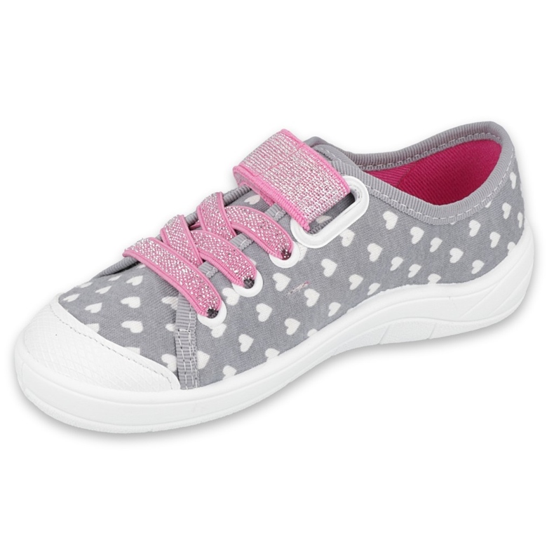 Scarpe per bambini Befado 251X159 rosa grigio 1