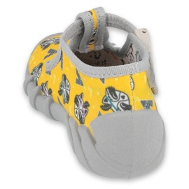 Scarpe per bambini Befado 110P393 grigio giallo 2