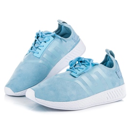 Vices Scarpe sportive in camoscio blu 1