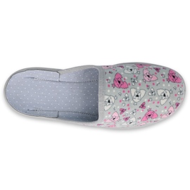 Scarpe colorate per bambini Befado 707Y411 rosa grigio 2
