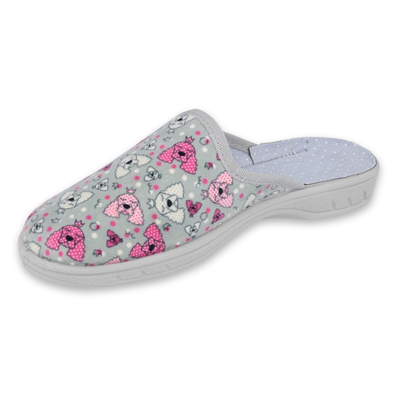 Scarpe colorate per bambini Befado 707Y411 rosa grigio 1