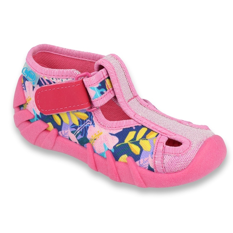 Scarpe per bambini Befado 190P097 blu rosa argento giallo 2