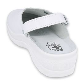Pantofole da donna Befado 157D001 bianco 2
