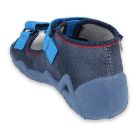 Scarpe da bambino Befado gialle 350P015 blu navy blu 2
