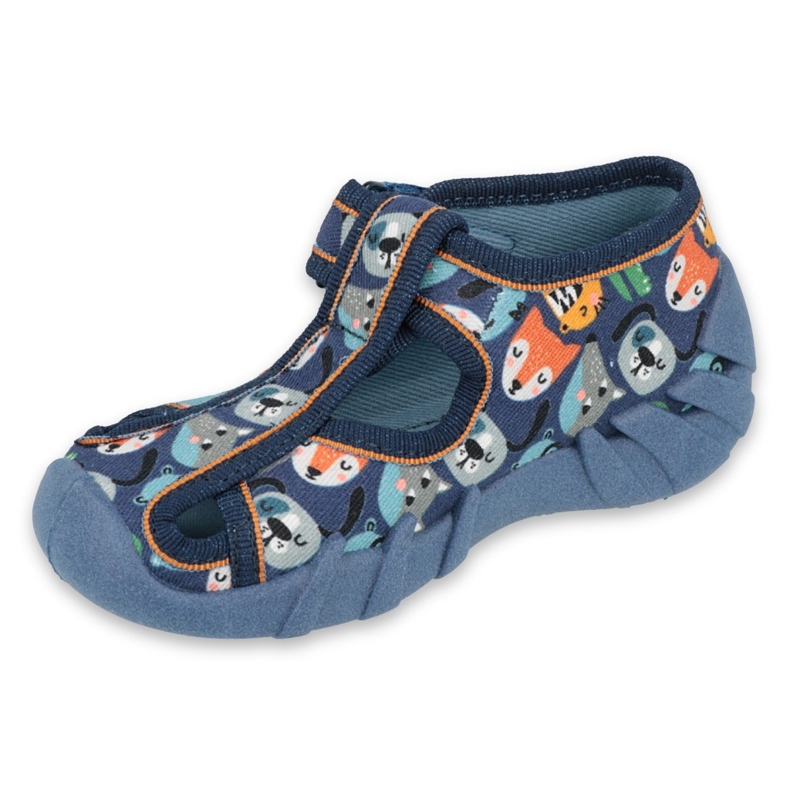 Scarpe per bambini Befado 190P101 blu navy blu multicolore verde 1