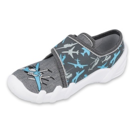 Scarpe per bambini Befado 273X305 blu grigio 1