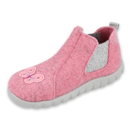 Scarpe per bambini Befado 546P024 rosa argento 1