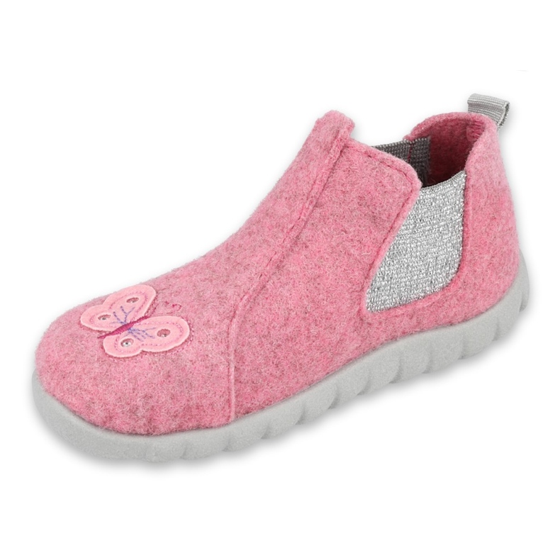 Scarpe per bambini Befado 546P024 rosa d'argento 1