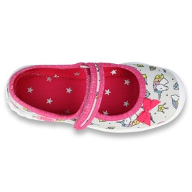 Scarpe per bambini Befado 114X392 rosa d'argento grigio 1