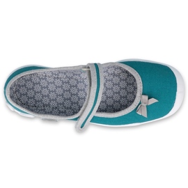 Scarpe per bambini Befado 114Y434 grigio verde 2