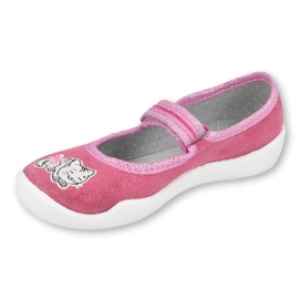Scarpe per bambini Befado 114X174 rosa argento 1