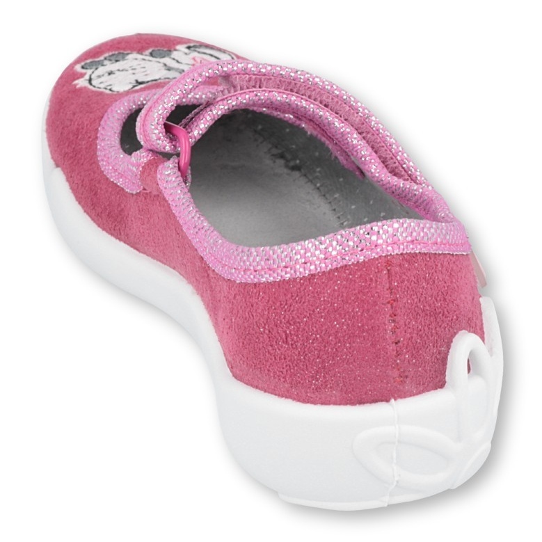 Scarpe per bambini Befado 114X174 rosa d'argento 2