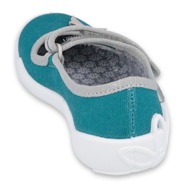 Scarpe per bambini Befado 114X434 grigio verde 2