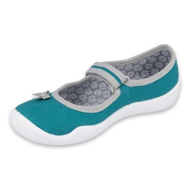 Scarpe per bambini Befado 114X434 grigio verde 1
