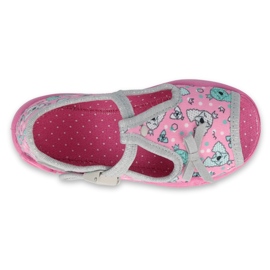Scarpe per bambini Befado 213P120 rosa grigio 1
