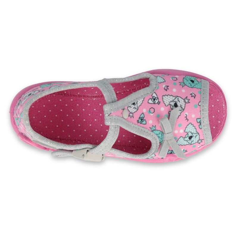 Scarpe per bambini Befado 213P120 rosa grigio 1