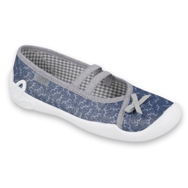 Scarpe per bambini Befado 116Y275 blu navy grigio 2