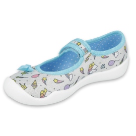 Scarpe per bambini Befado 114X391 blu grigio 1