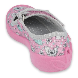 Scarpe per bambini Befado 114X413 rosa grigio 2