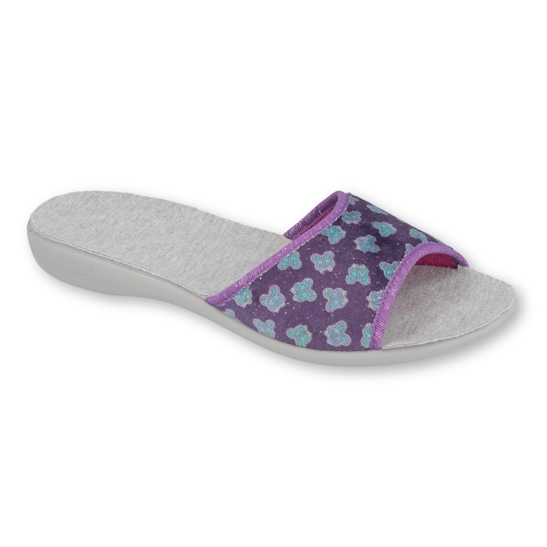 Scarpe da donna Befado pu 300D042 viola blu grigio 1