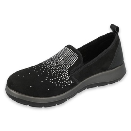 Scarpe da donna Befado 156D004 nero grigio 1