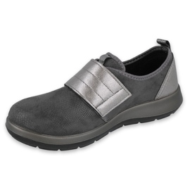 Scarpe in velcro da donna Befado 156d003 nero grigio 1