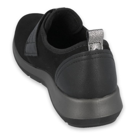 Scarpe in velcro da donna Befado 156d002 nero 2