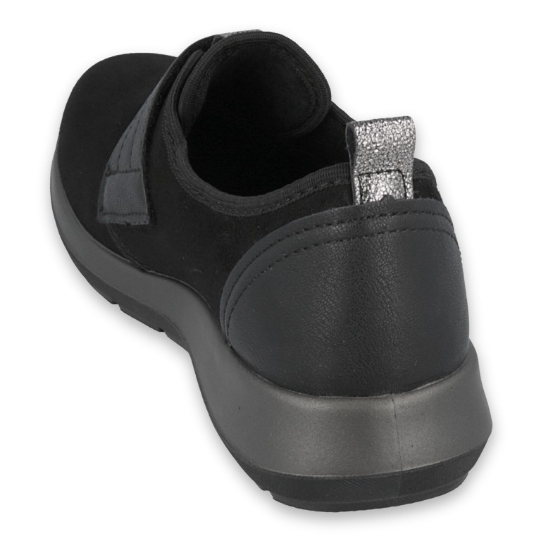 Scarpe in velcro da donna Befado 156d002 nero 2