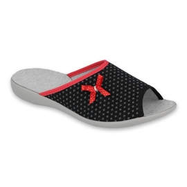 Scarpe da donna Befado pu 254D109 nero rosso 1