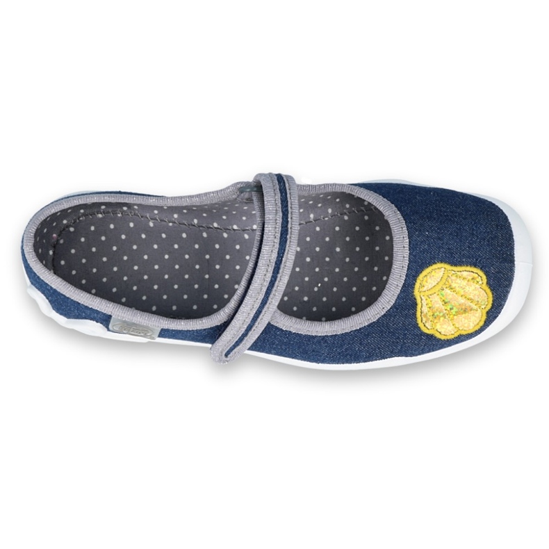 Scarpe per bambini Befado 114Y399 blu navy grigio 1